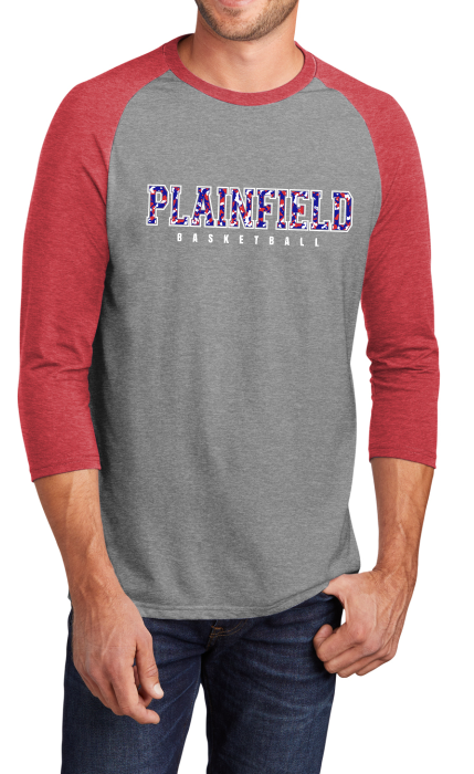 MY Plainfield Basketball- PLAINFIELD CAMO 3/4 T - YSD