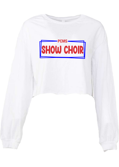 Plainfield Middle School Show Choir Crop Long Sleeve Tee - YSD