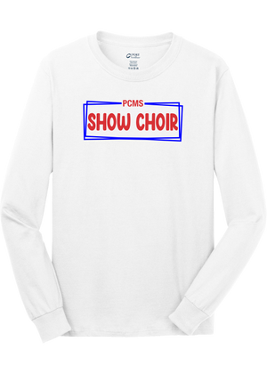 Plainfield Middle School Show Choir Box Long Sleeve Cotton T-shirt - YSD