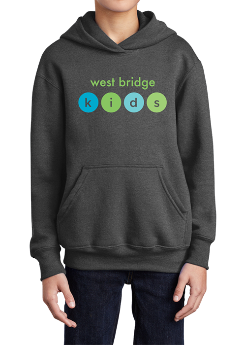West Bridge Church Youth Core Fleece Pullover Hooded Sweatshirt Color - YSD