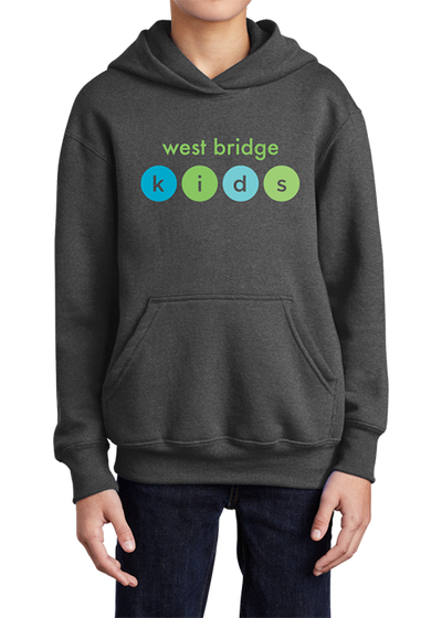 West Bridge Church Youth Core Fleece Pullover Hooded Sweatshirt Color - YSD