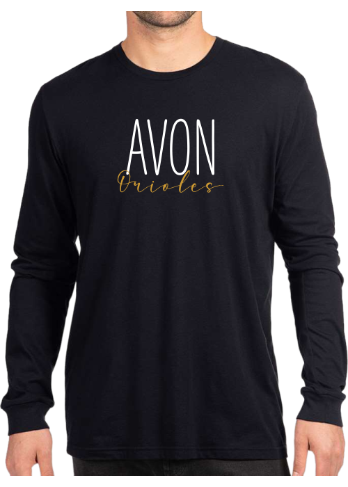 Avon Orioles Unisex Long Sleeve Tee - Y&S Designs, LLC