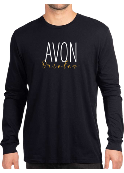 Avon Orioles Unisex Long Sleeve Tee - Y&S Designs, LLC