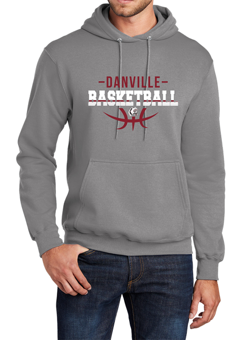 Danville Basketball Core Fleece Pullover Hooded Sweatshirt - YSD