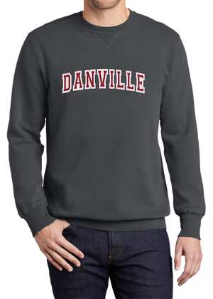 Danville Basketball Beach Wash® Garment-Dyed Crewneck Sweatshirt - YSD
