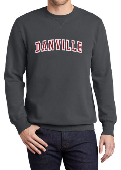 Danville Basketball Beach Wash® Garment-Dyed Crewneck Sweatshirt - YSD