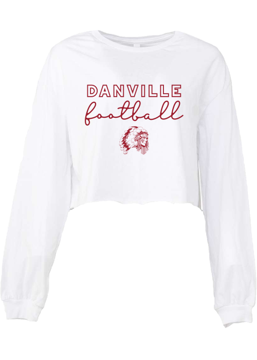 Danville Football Crop Long Sleeve Tee - YSD