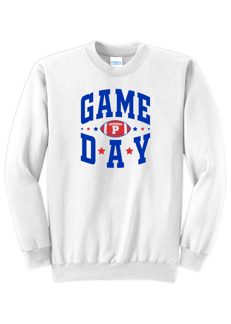 Game Day Crewneck Sweatshirt White - YSD