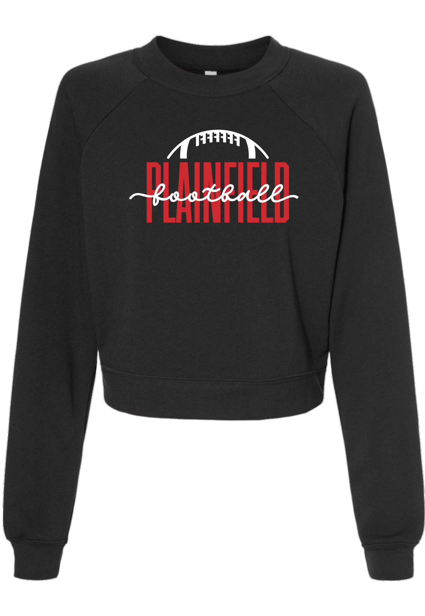 Plainfield Football Crop Fleece - Y&S Designs, LLC