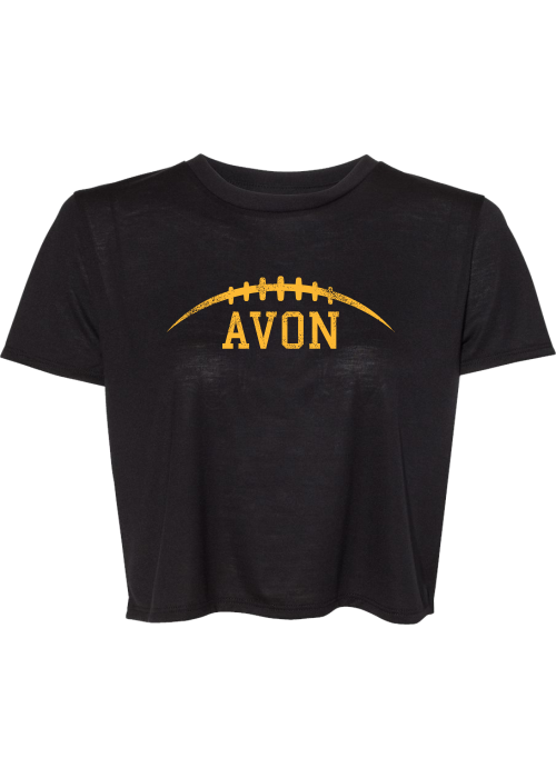 Avon Football Crop Tee - Y&S Designs, LLC