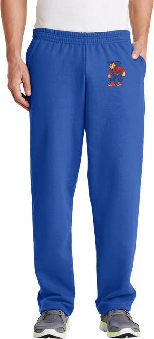 Plainfield Wrestling Core Fleece Sweatpants with Pockets - Y&S Designs, LLC