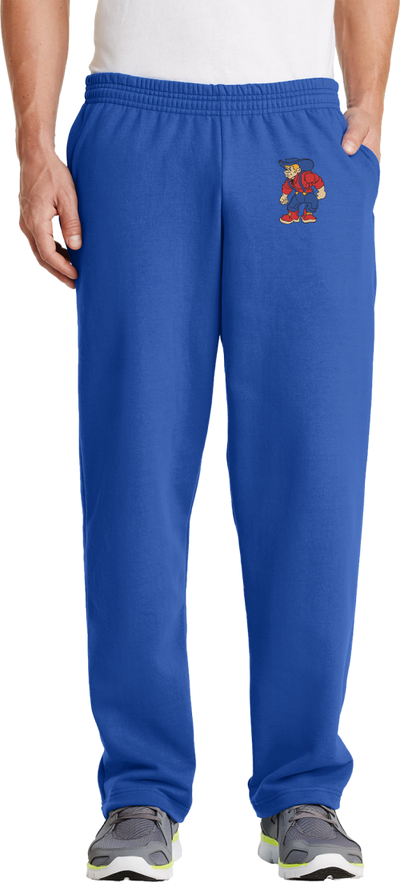 Plainfield Wrestling Core Fleece Sweatpants with Pockets - Y&S Designs, LLC