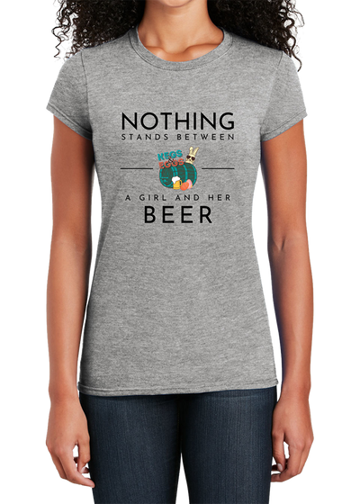 Kegs & Eggs T-Shirt Nothing Stands Between a Girl - YSD