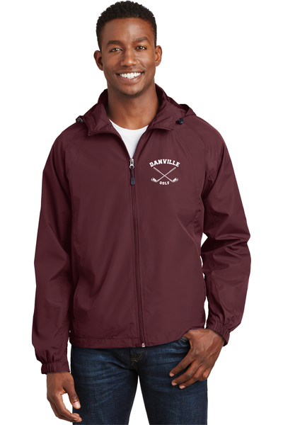 Danville Golf - Hooded Raglan Jacket - Y&S Designs, LLC