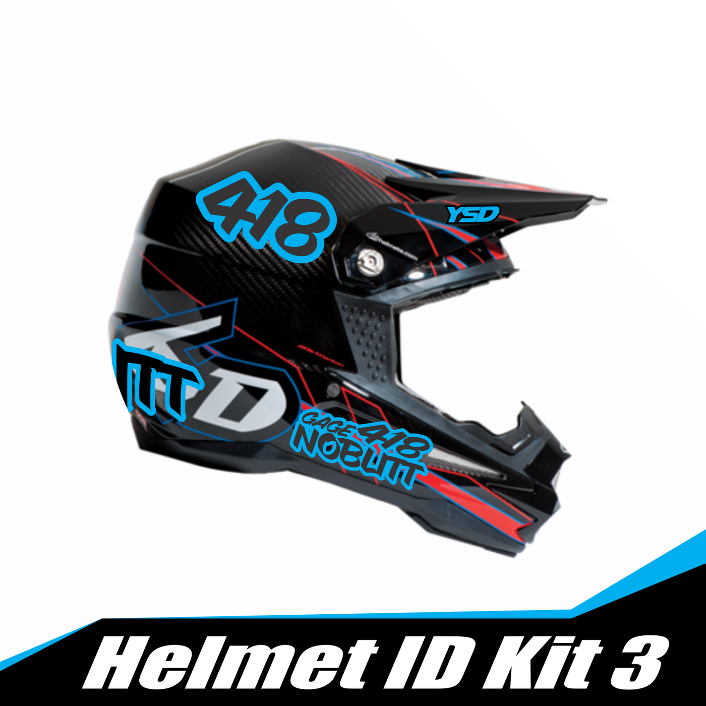 Helmet ID kit 3 - Y&S Designs, LLC
