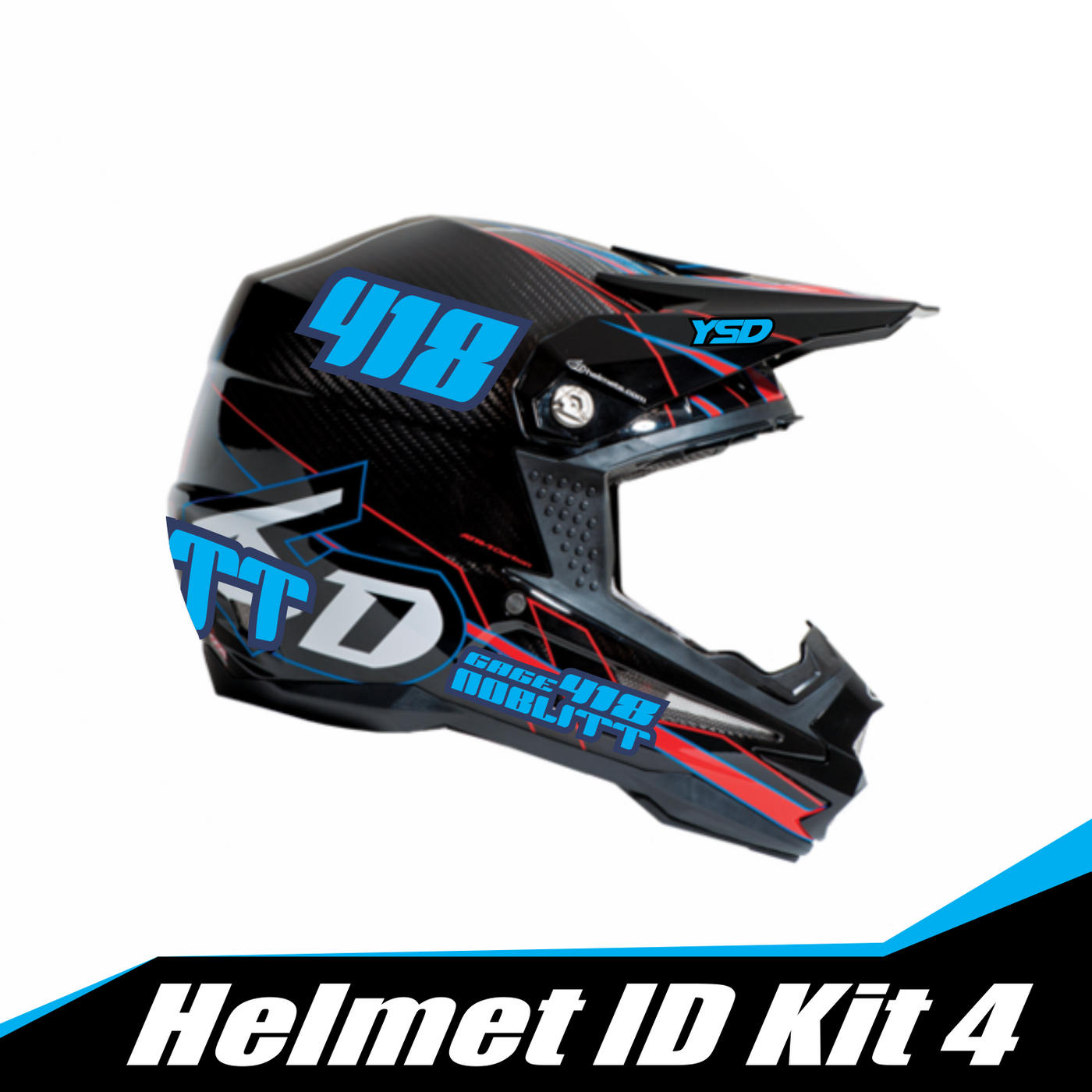Helmet ID kit 4 - Y&S Designs, LLC