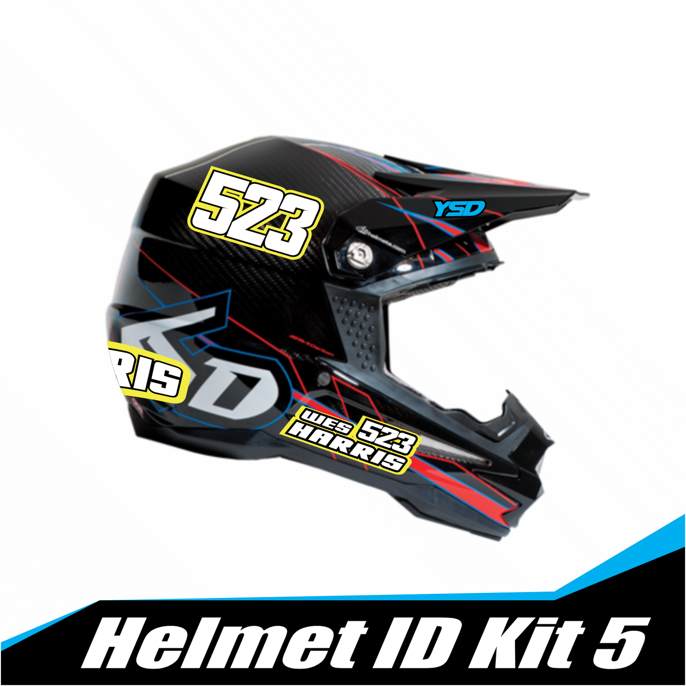 Helmet ID kit 5 - Y&S Designs, LLC