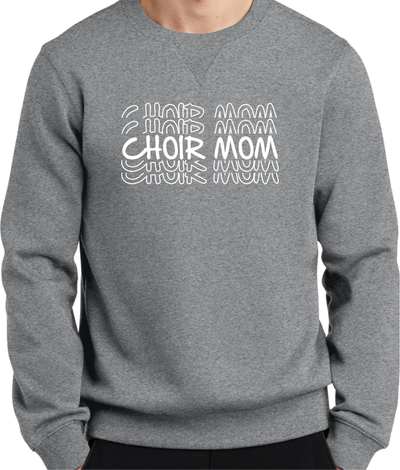 PLAINFIELD CHOIRS MOM Fleece Crew Sweatshirt - Y&S Designs, LLC