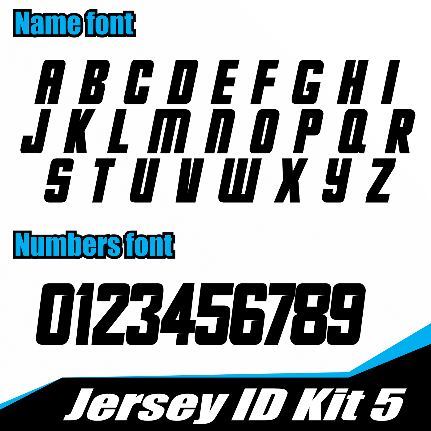 Jersey ID kit 5 - Y&S Designs, LLC