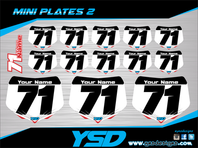 Mini Plate sheet - Y&S Designs, LLC