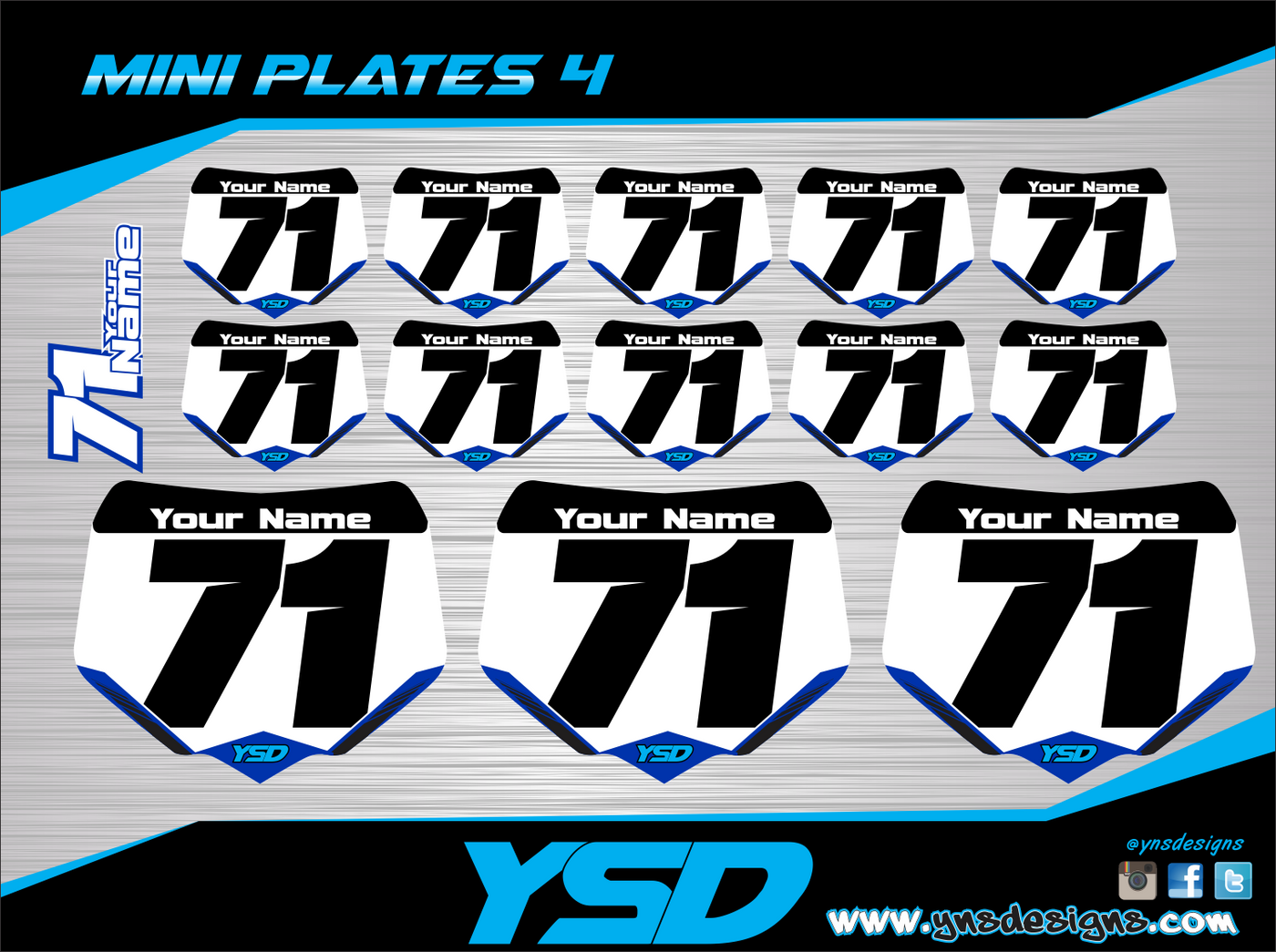 Mini Plate sheet - Y&S Designs, LLC