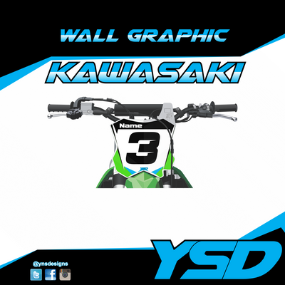 KAWASAKI Wall Graphic - Y&S Designs, LLC
