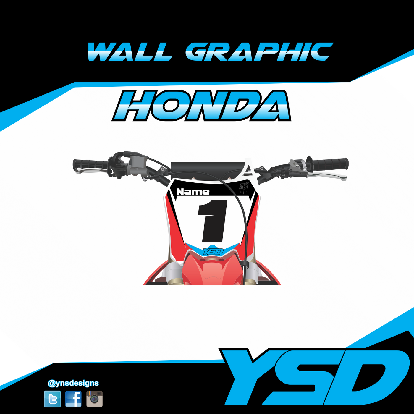 HONDA Wall Graphic - Y&S Designs, LLC